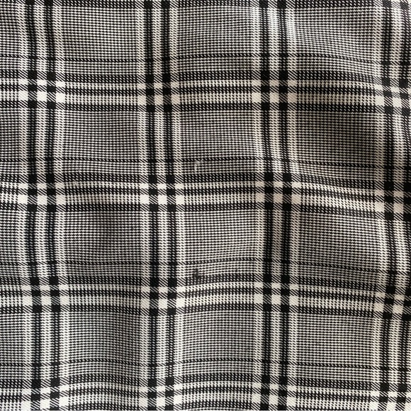 Vintage Black white gray Checked shirt - Picture 6 of 12